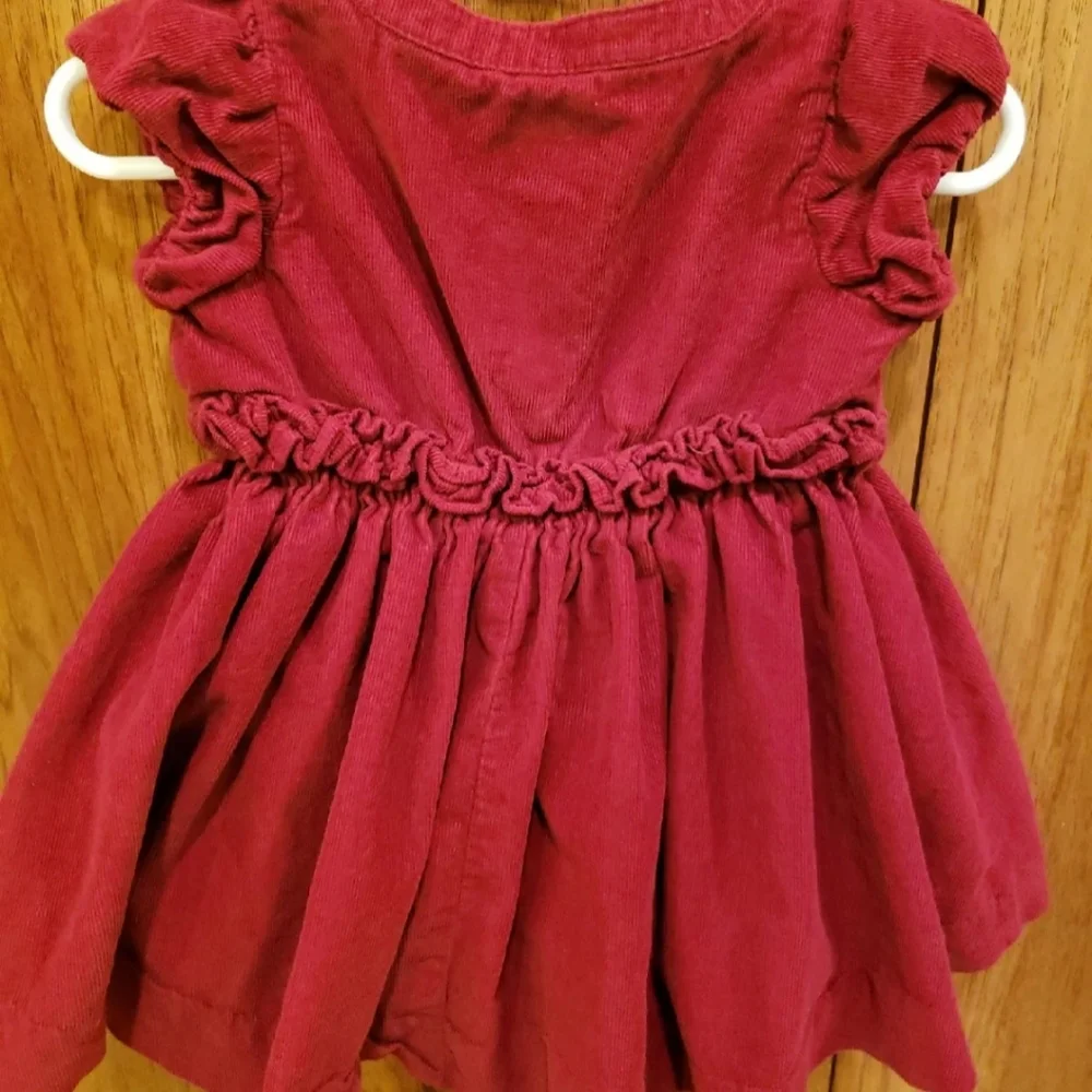 Crimson Red Baby GAP Infant dress Size 6-12 month